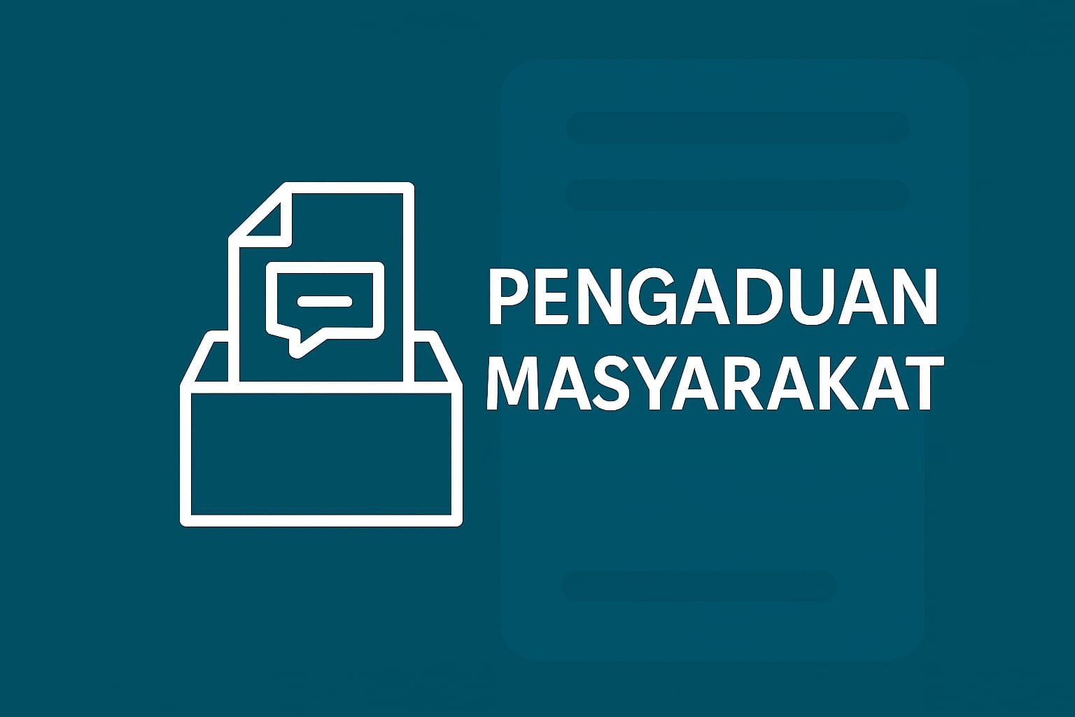 Pengaduan Masyarakat