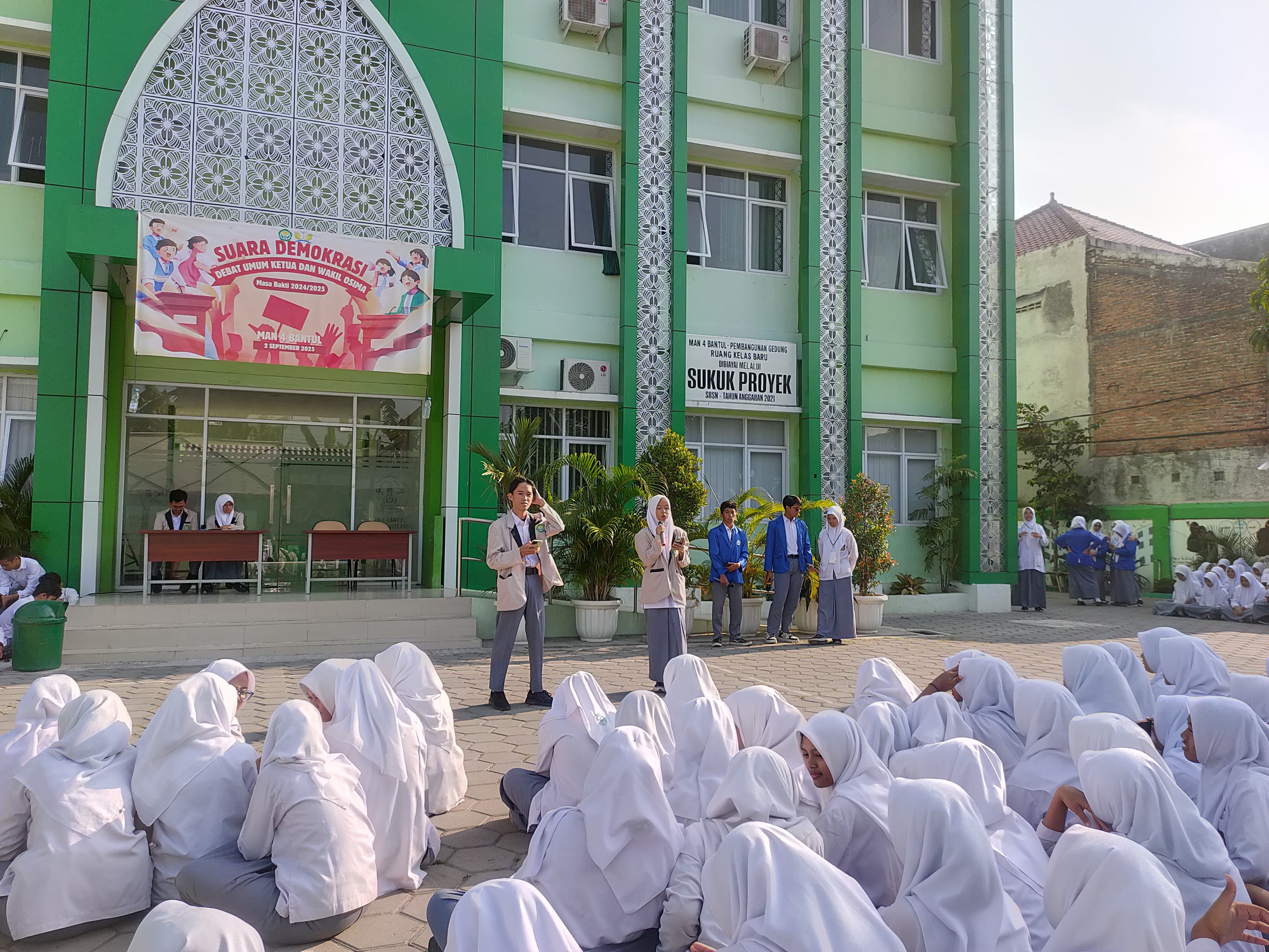 Orasi Meriah Warnai Pemilihan Ketua OSIMA MAN 4 Bantul