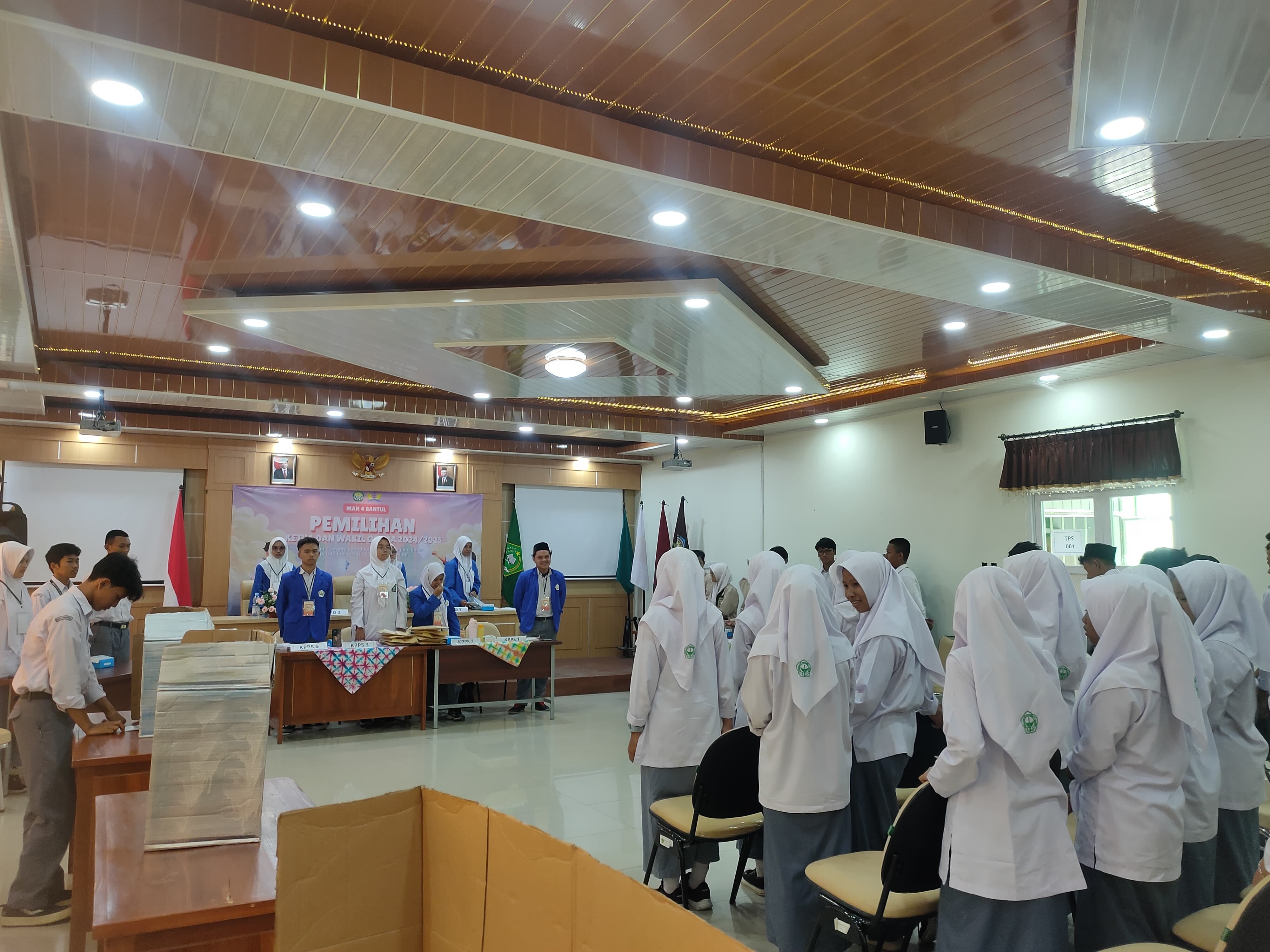 Sikap Nasionalisme Tinggi, Peserta Pemilos MAN 4 Bantul Tunjukkan Cinta Tanah Air