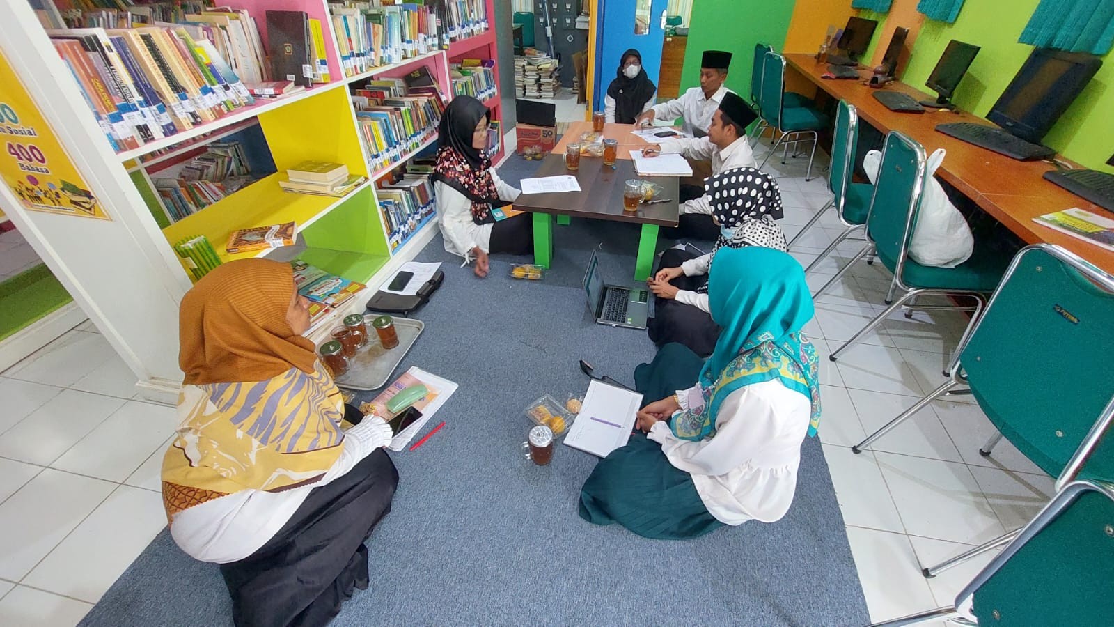 Manfaatkan Perpustakaan Catur Pradipa, Tim Literasi MAN 4 Bantul Koordinasi Ragam Kegiatan