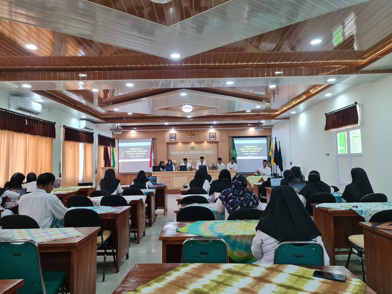 MAN 4 Bantul Gelar Rapat Dinas Pasca Libur Lebaran Idul Fitri 1444 H