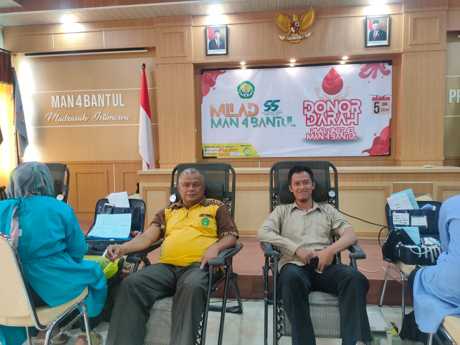 Wujud Kepedualian Sosial, MAN 4 Bantul Gelar Donor Darah Dalam Rangkaian Milad 