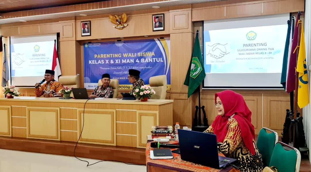 MAN 4 Bantul Siapkan Orang Tua Jelang Kegiatan Akhir Semester Melalui Parenting Wali Siswa