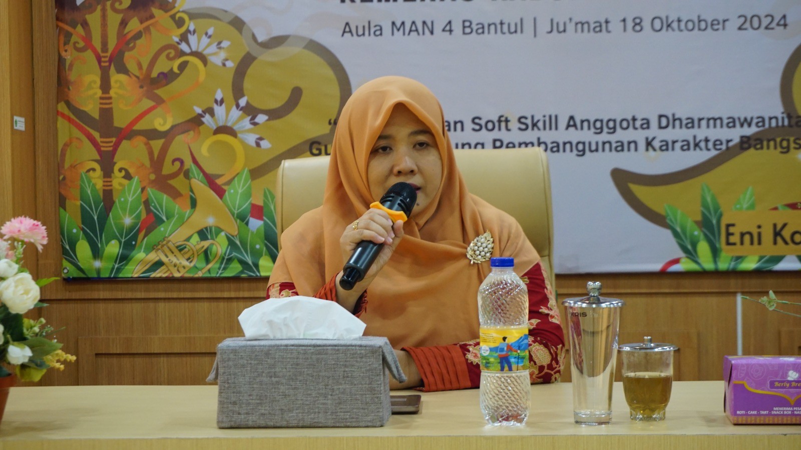 Kegiatan Dharma Wanita di MAN 4 Bantul, Fokus Peningkatan Soft Skill untuk Pembangunan Karakter Bang