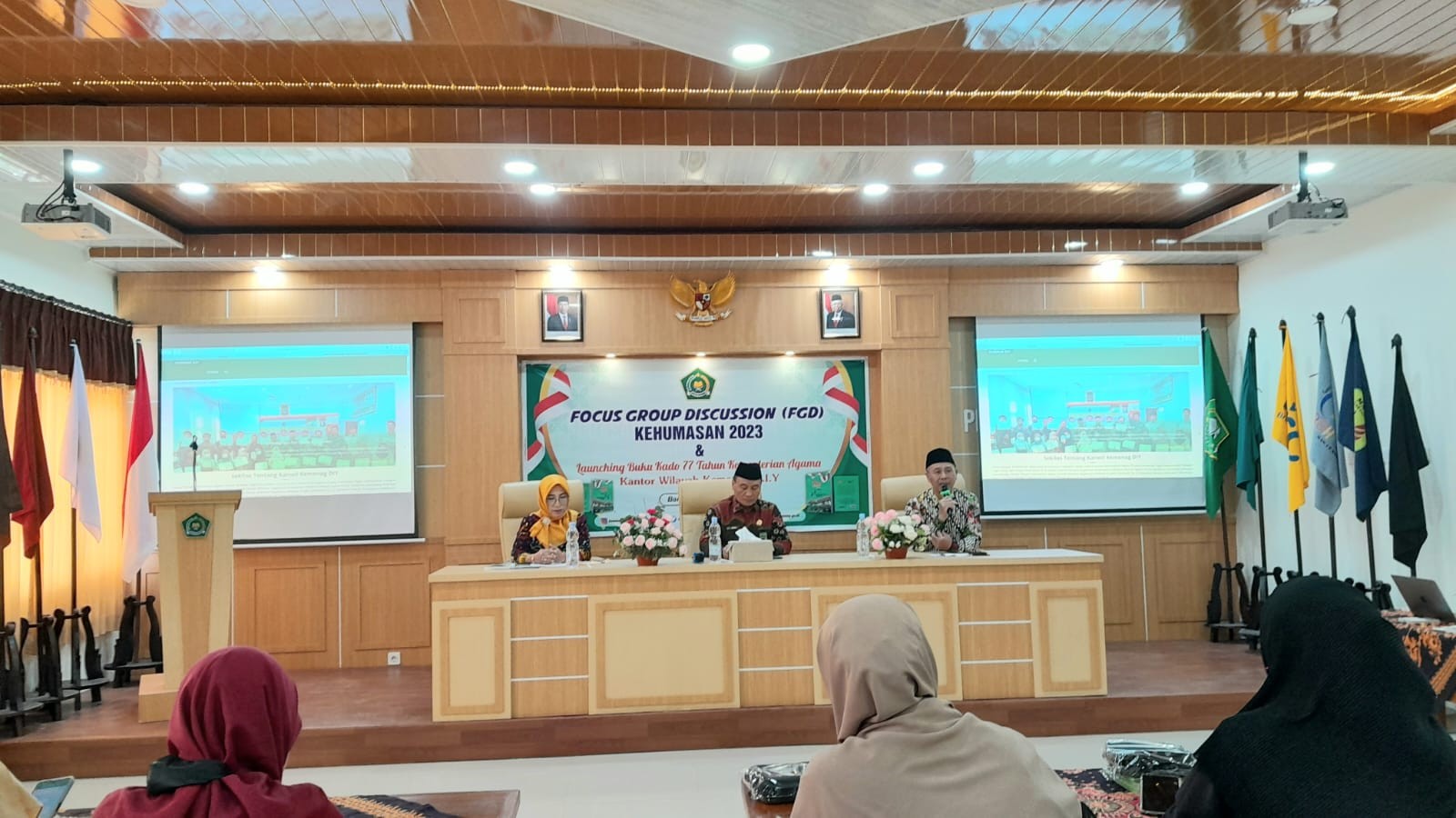 MAN 4 Bantul Jadi Tuan Rumah Kegiatan FGD Kehumasan dan Launching Buku Kado 77 Kementerian Agama