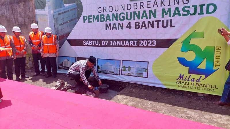 Kepala Desa Banguntapan Dukung Pembangunan Masjid MAN 4 Bantul