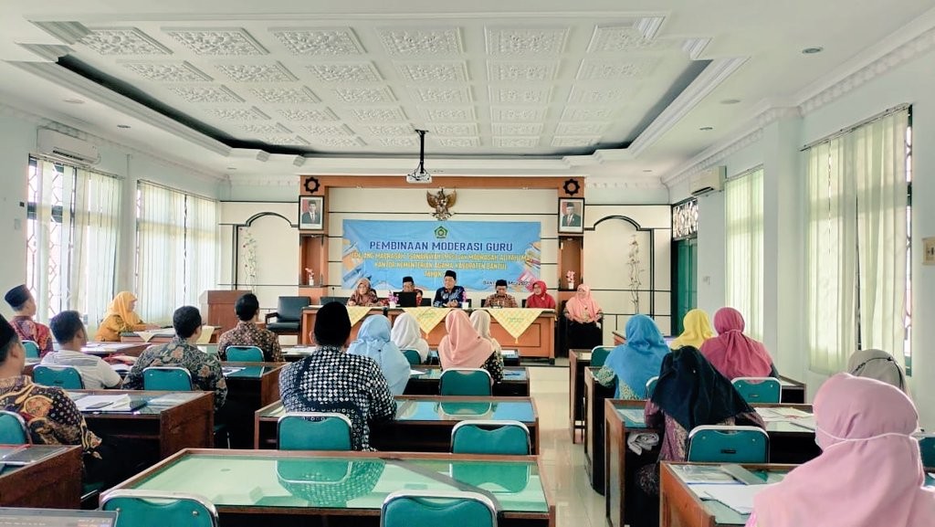 MAN 4 Bantul Hadiri Pembinaan Moderasi Beragama di Kankemenag Bantul