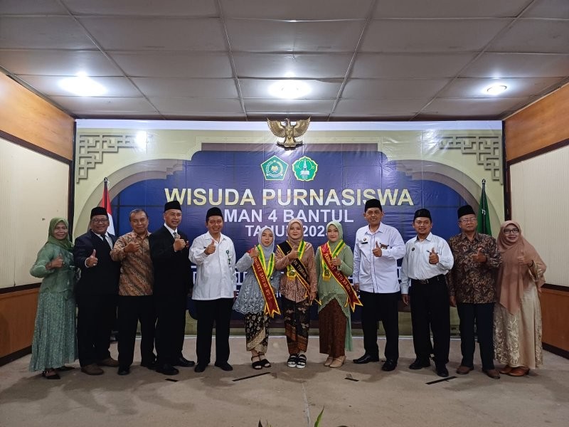 MAN 4 Bantul Sukses Gelar Wisuda Purnasiswa Kelas XII Tahun Ajaran 2022/2023