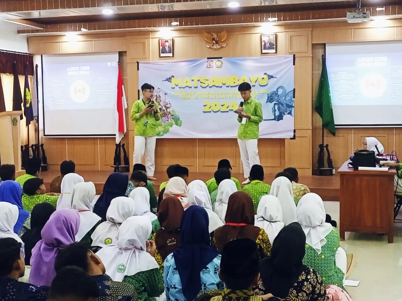 Ketua OSIS Ibnu Sina MAN 4 Bantul Paparkan Program Kerja dalam Matsama