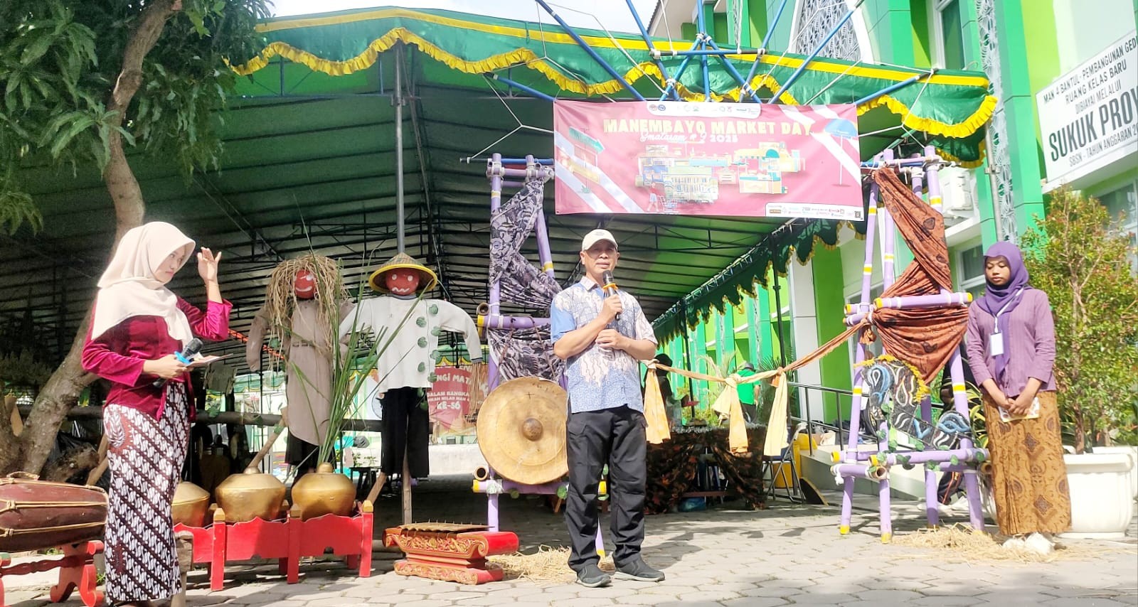 Market Day Bernuansa Jawa di MAN 4 Bantul, Puncak Gelar Karya P52RA Kelas X 