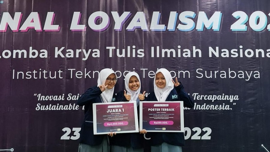 Siswa MAN 4 Bantul Juara 1 LKTI di ITTelkom Surabaya