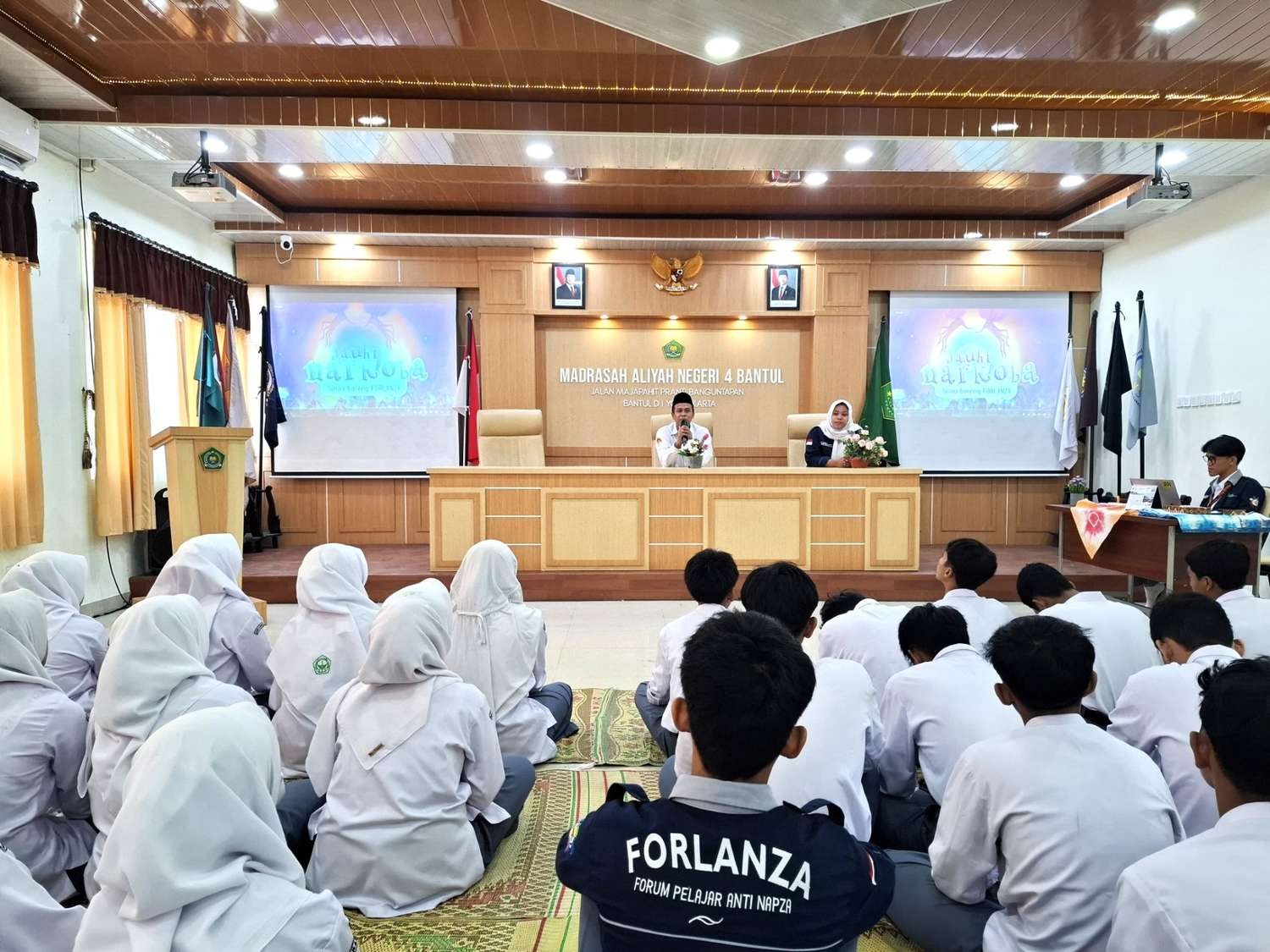 Generasi Emas Tanpa NAPZA, Siswa MAN 4 Bantul Dapat Penyuluhan Inspiratif dari Forlanza
