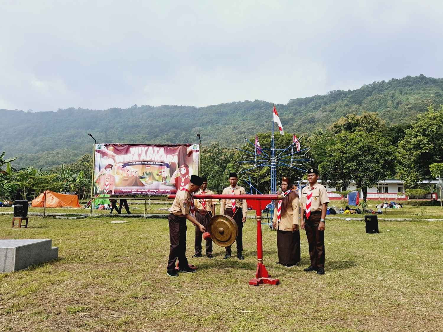 Pramuka MAN 4 Bantul Gembleng Jiwa Kepemimpinan dan Kemandirian Lewat Kemah    Wiyata Wira Adikara  