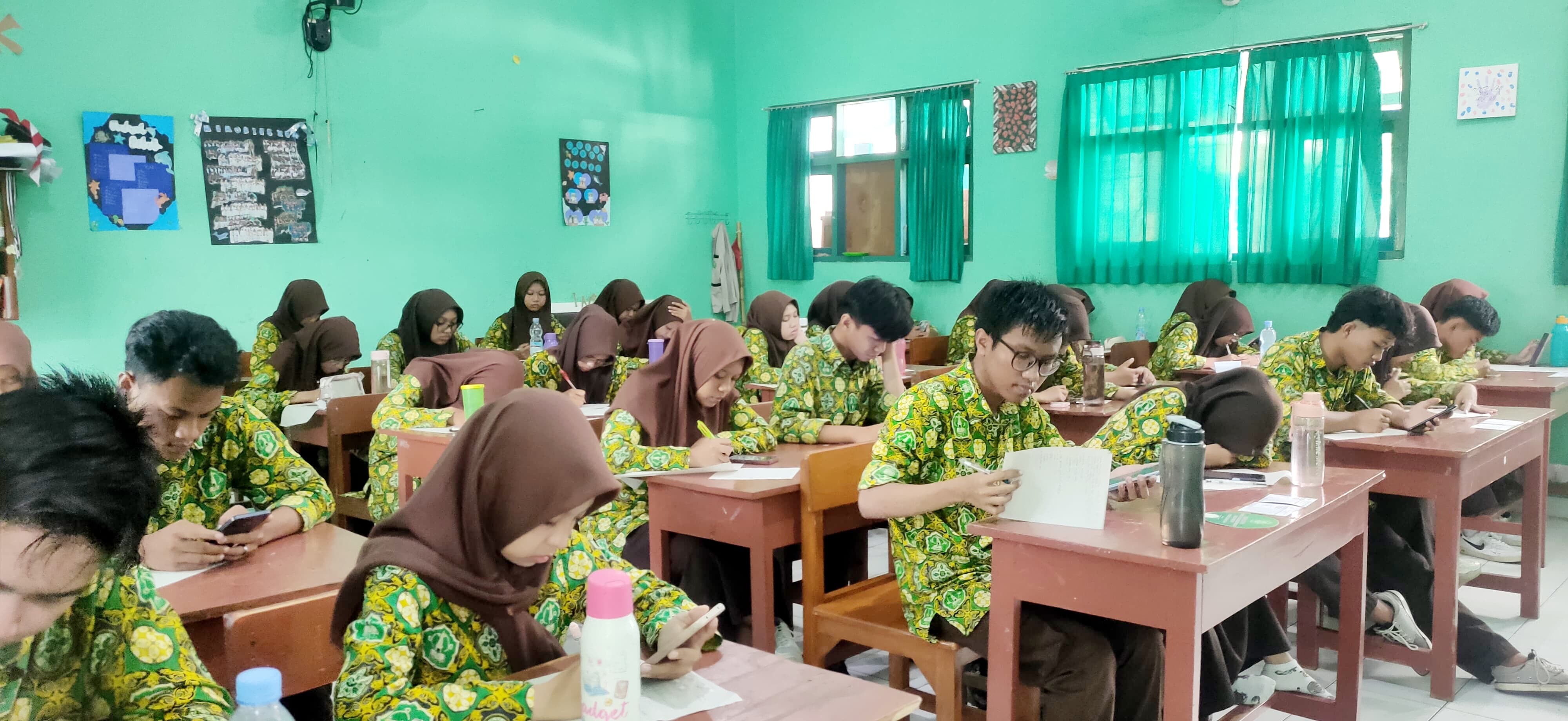 Suasana Kondusif Menyelimuti Pelaksanaan SAS di MAN 4 Bantul