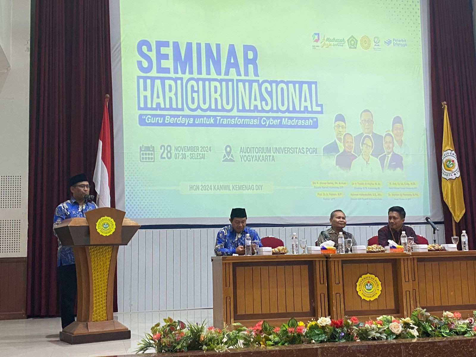Guru MAN 4 Bantul ikuti Seminar Hari Guru Nasional di Universitas PGRI Yogyakarta 