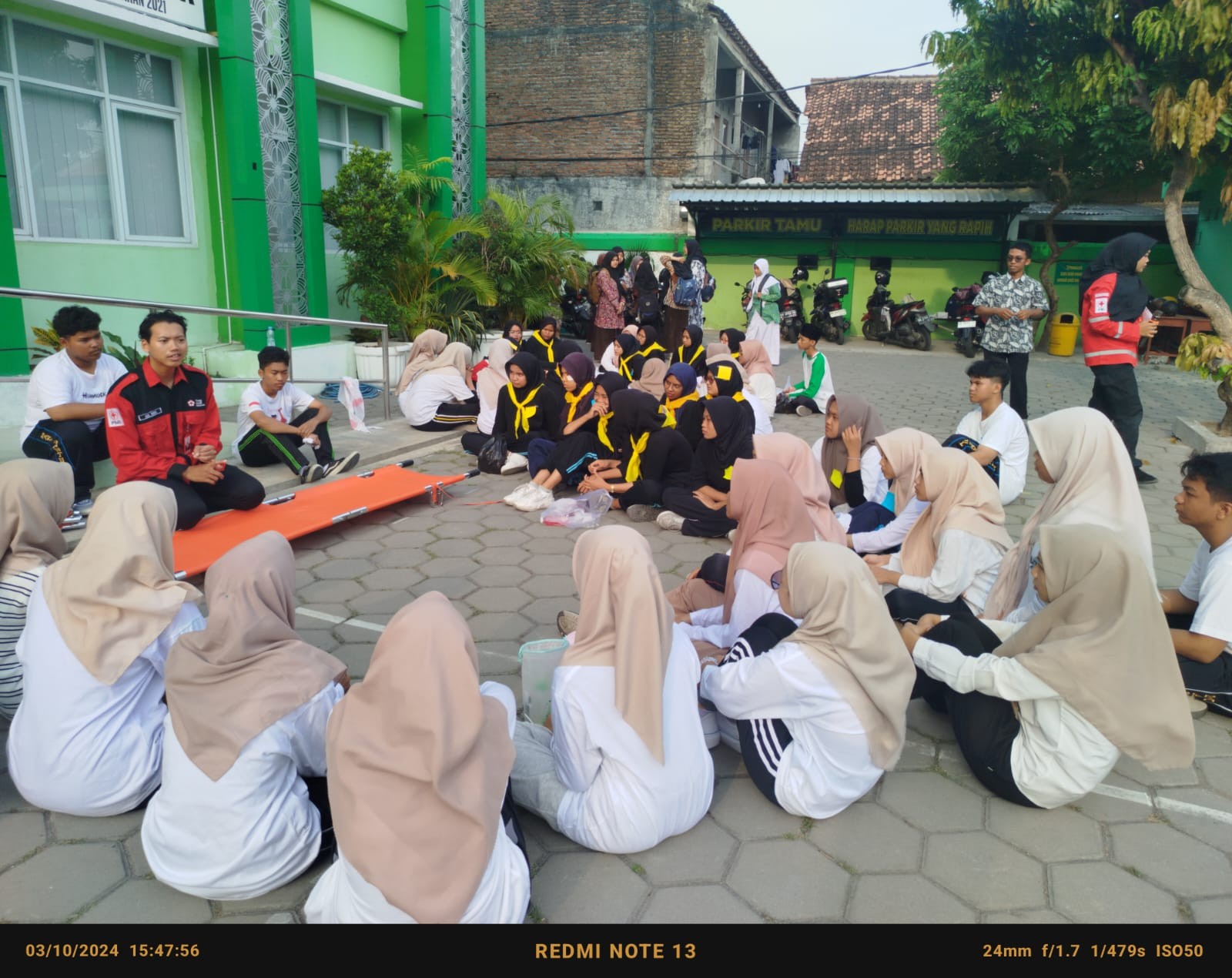 MAN 4 Bantul dan SMK Kesehatan Amanah Husada Gelar Latihan PMR Gabungan