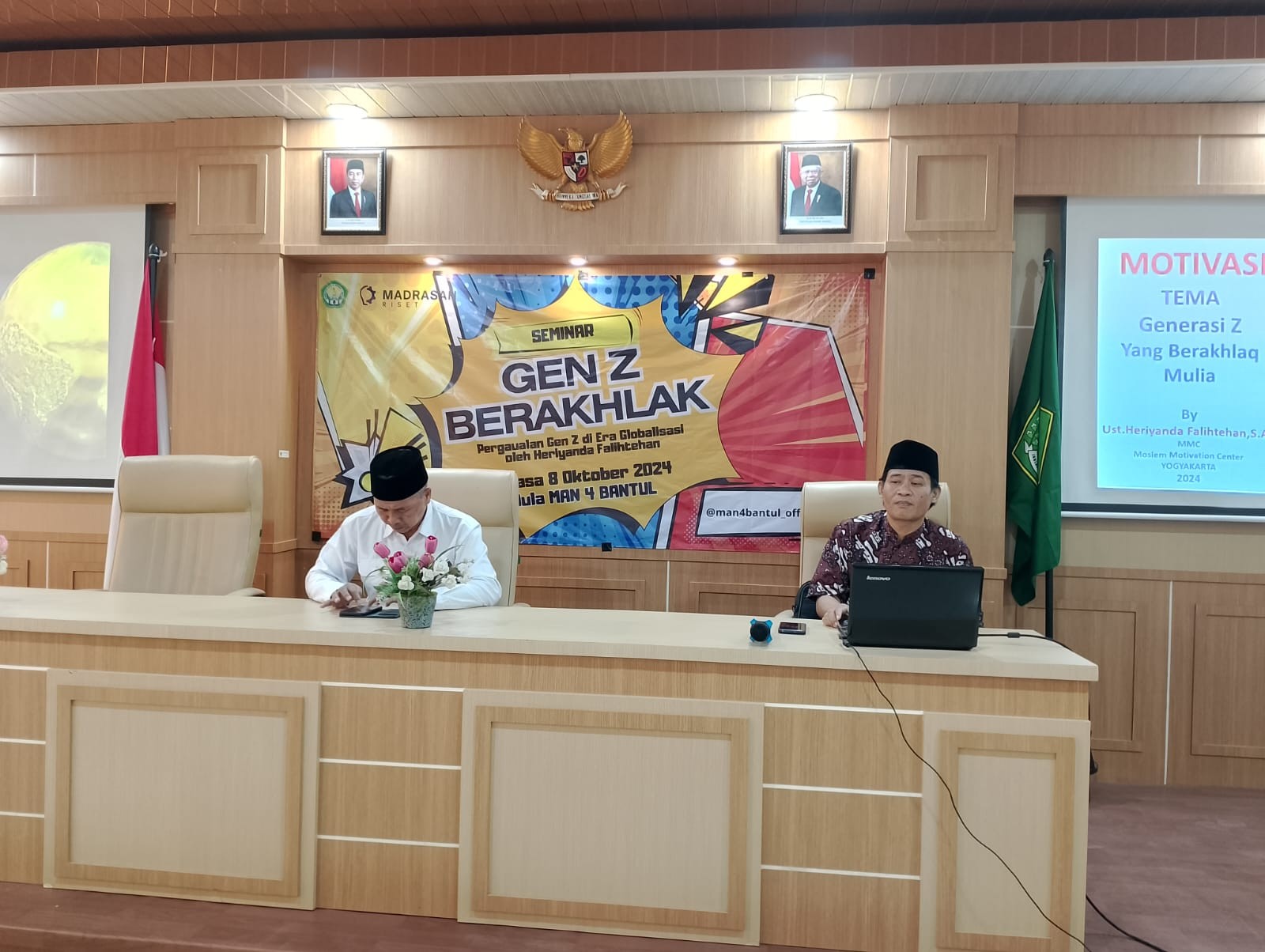 Upaya Membentuk Gen Z Berakhlak Mulia, MAN 4 Bantul Gelar Seminar bagi Siswa Kelas XI