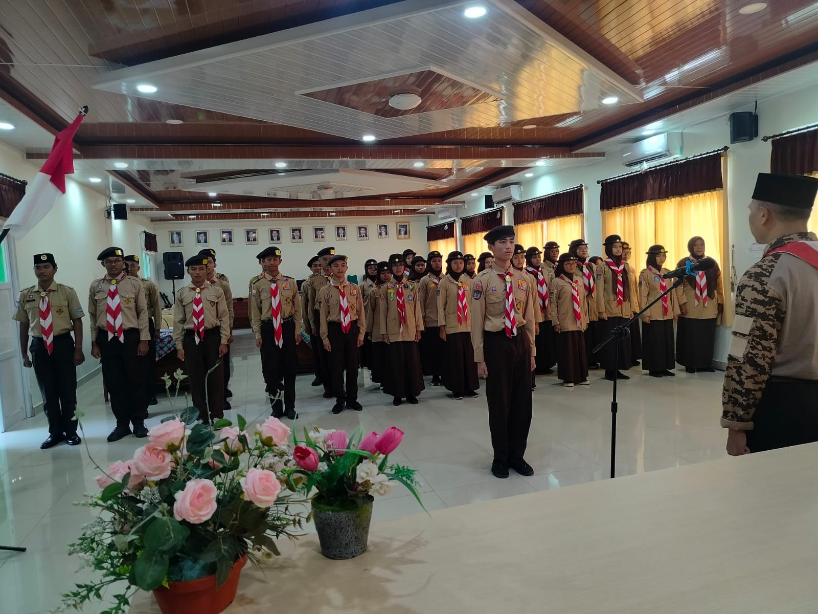 Pelantikan Dewan Ambalan, Bantara, dan Laksana MAN 4 Bantul: Momentum Penguatan Kepemimpinan Pramuka