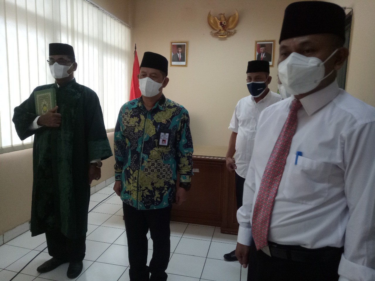 Dua Pejabat Eselon IV Kemenag Depok di Lantik