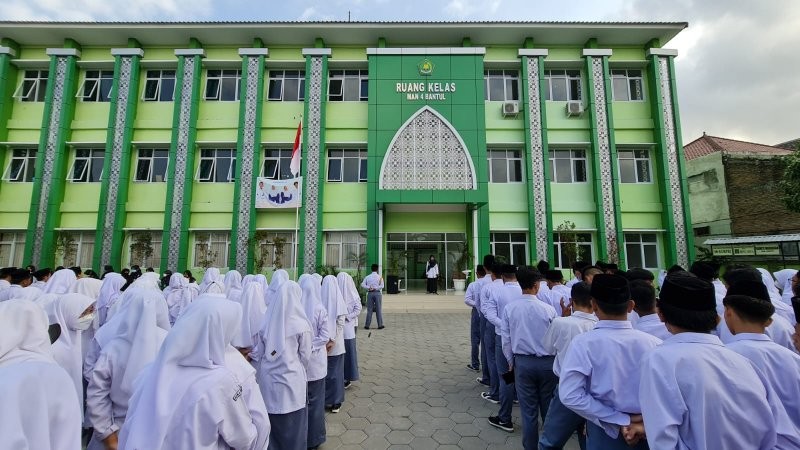 MAN 4 Bantul Siapkan Mental Sambut PPH dengan Apel Pagi
