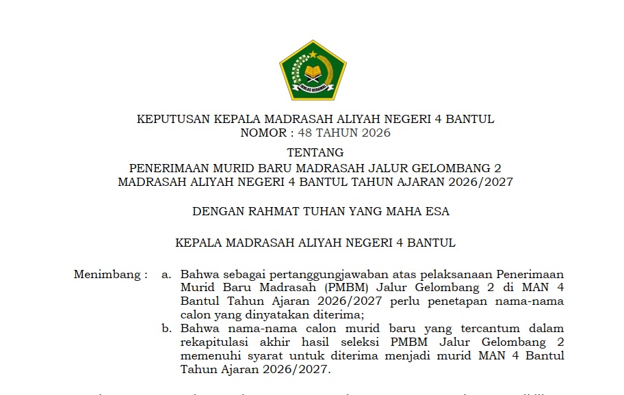 Pengumuman