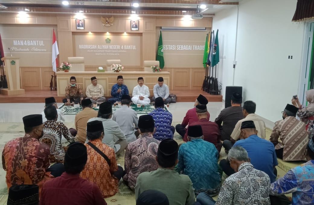 MAN 4 Bantul Awali Pembangunan Masjid dengan Istighosah Bareng Warga Sekitar