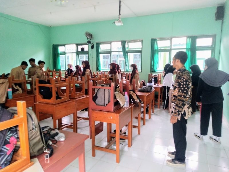 Kerja Bakti Massal Warnai Peringatan Hari Kesaktian Pancasila MAN 4 Bantul