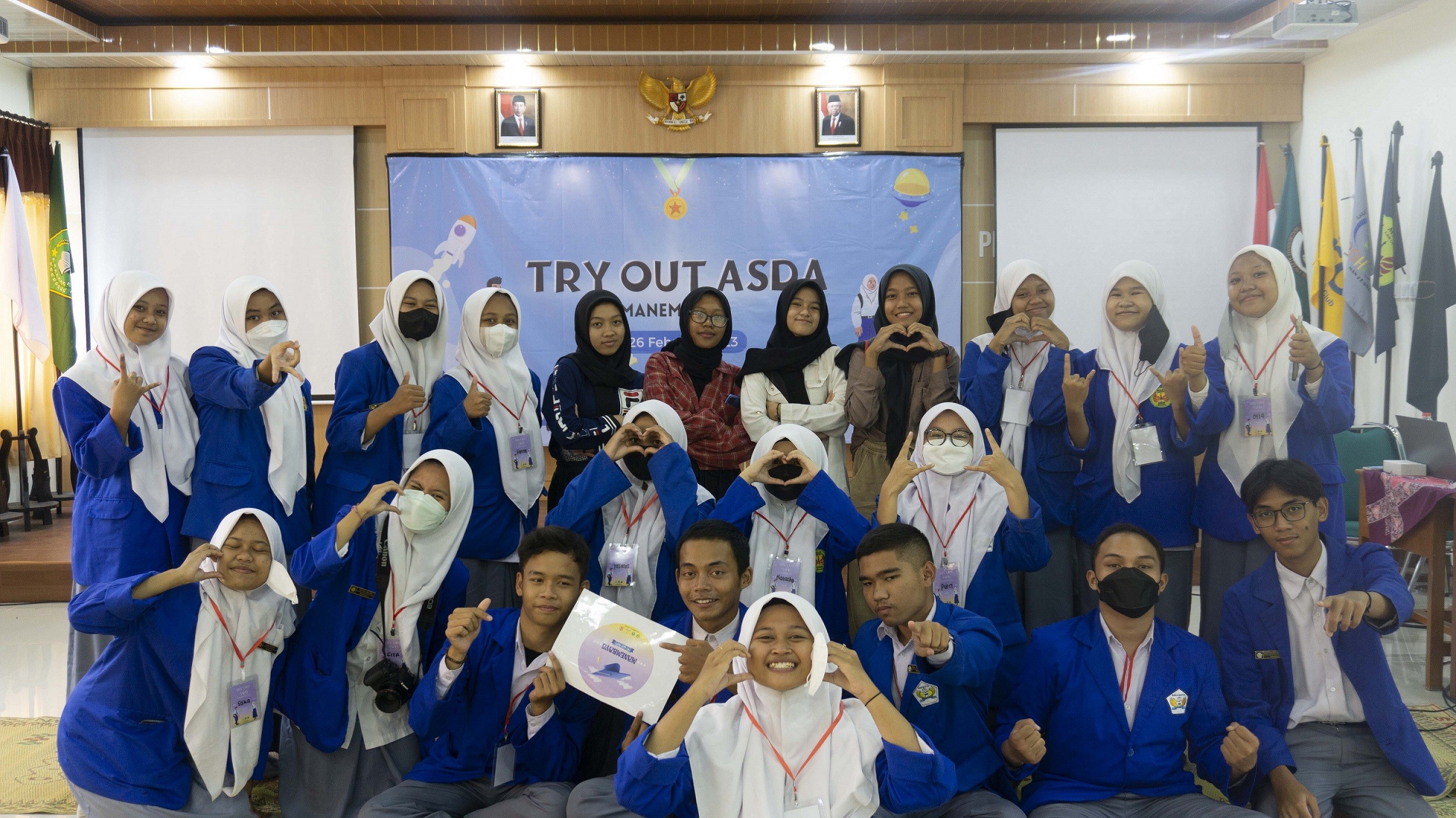 OSIS MAN 4 Bantul Terlibat Penuh dalam Kegiatan Try Out ASPD