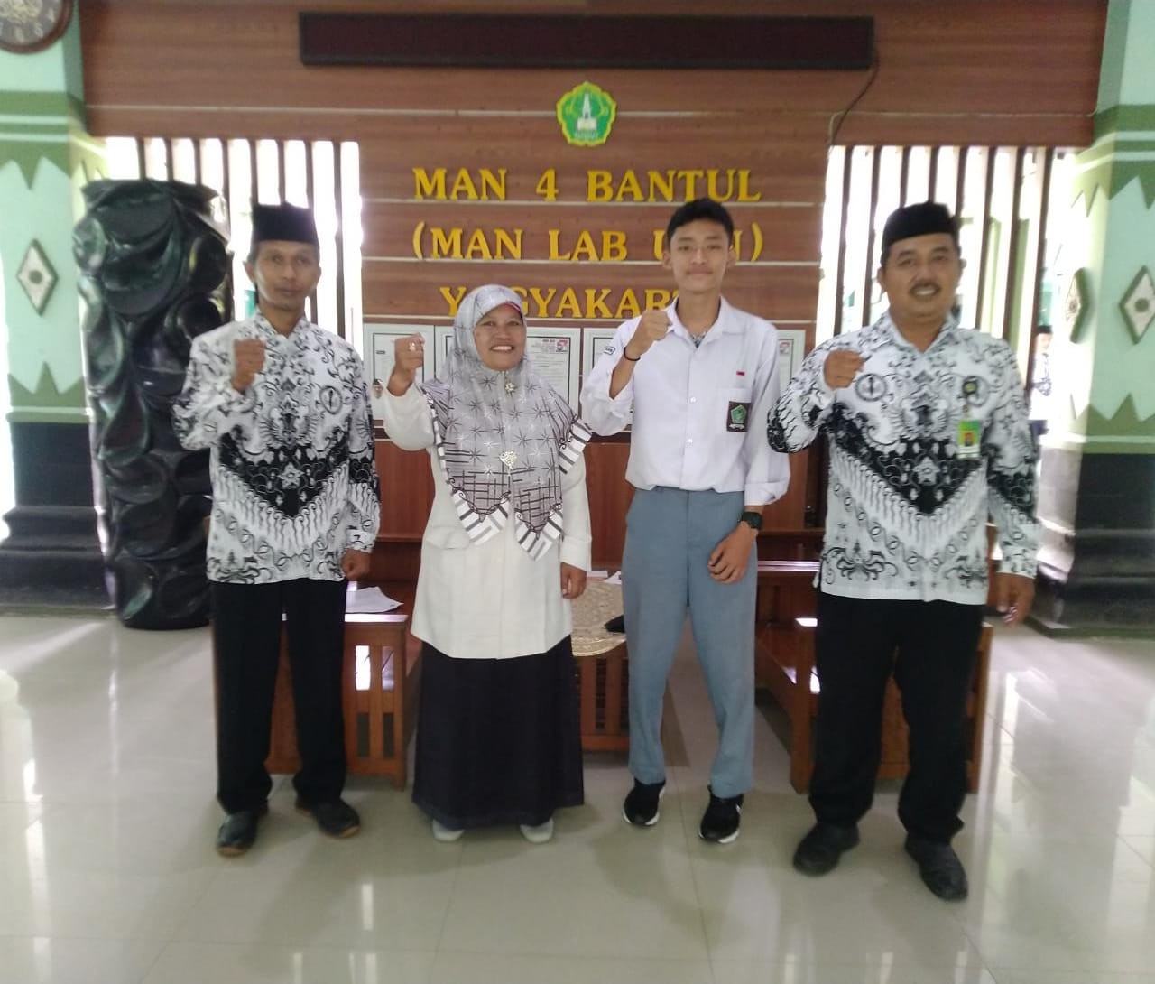 Siswa MAN 4 Bantul Pamitan Akan Ikuti PRA POPNAS di Kalimantan Selatan