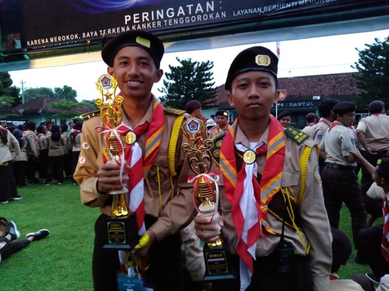 Tim Pramuka MAN 4 Bantul Juara 1 Peta Pita Pramuka 2022