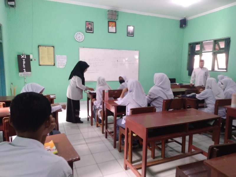 Tegakkan Sifat Disiplin Pada Siswa, BK MAN 4 Bantul Lakukan Sidak