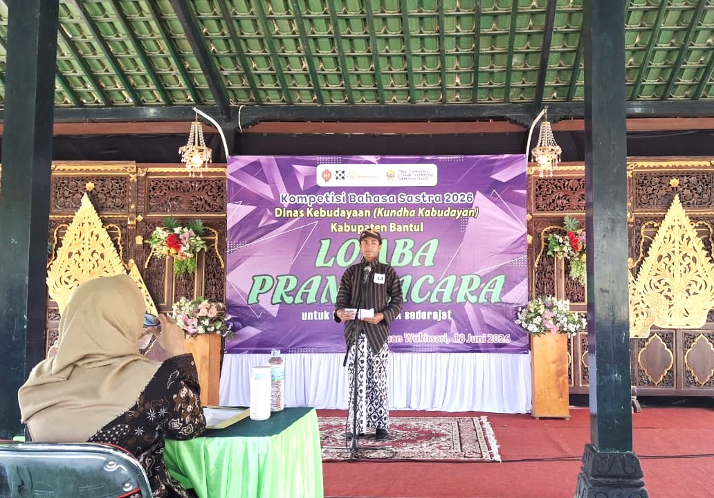 Wakili Madrasah, Murid MAN 4 Bantul Asah Kemampuan Pranatacara