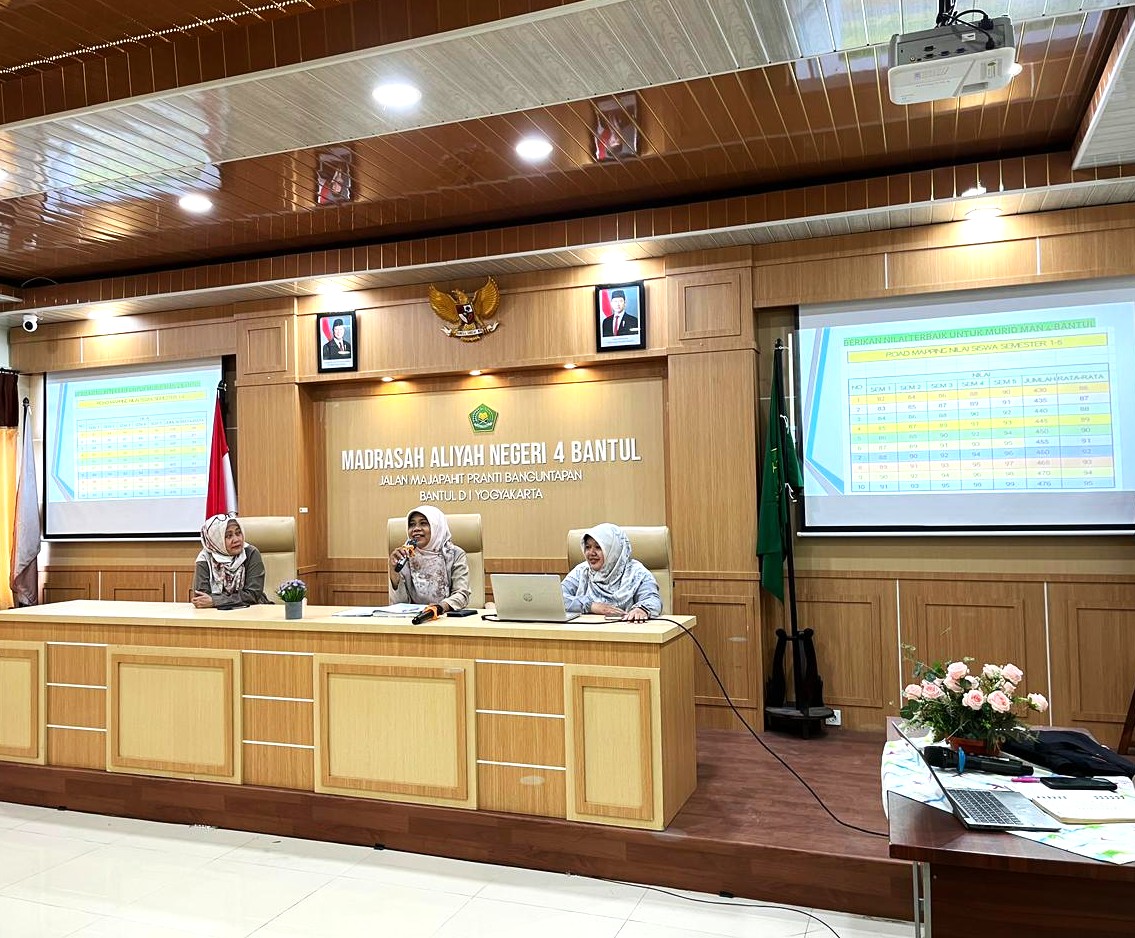 MAN 4 Bantul Gelar Rapat Koordinasi Pengisian RDM, Matangkan Persiapan Penilaian Semester
