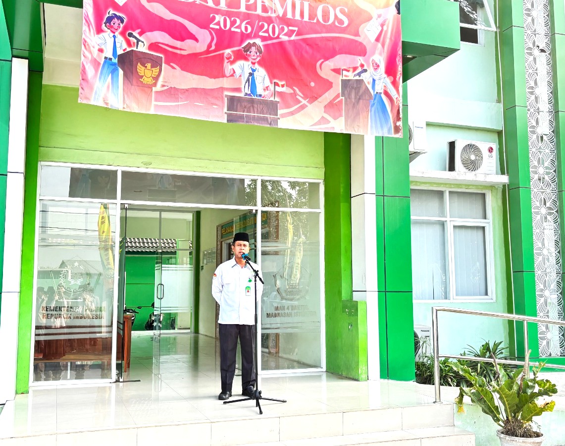 Orasi Calon Ketua OSIS MAN 4 Bantul Jadi Wadah Siswa Belajar Demokrasi