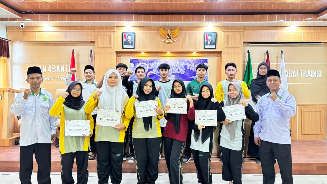 Sentuhan Kasih di Bulan Muharam, MAN 4 Bantul Salurkan Santunan untuk 14 Anak Yatim
