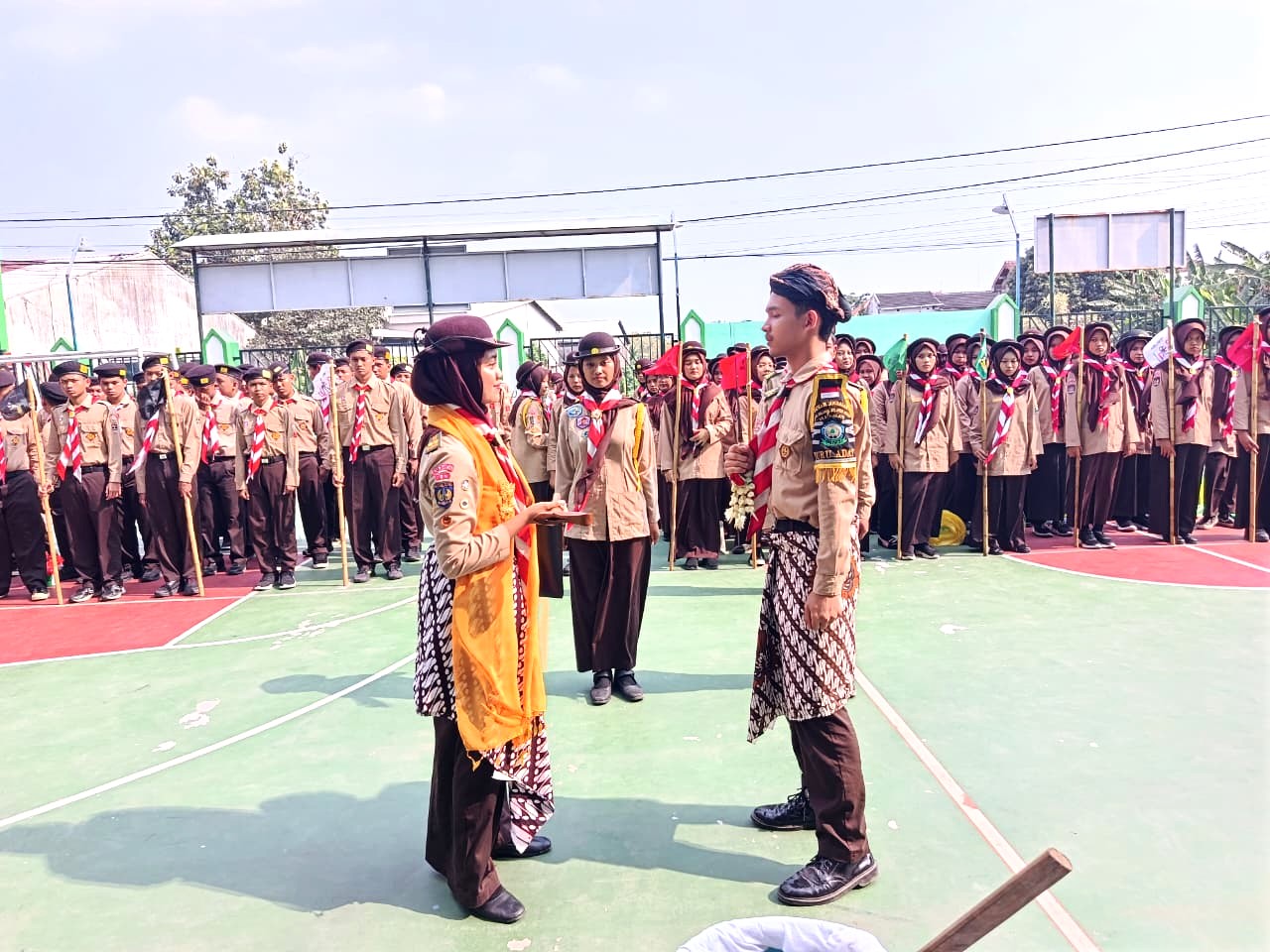 Tradisi Siraman dan Sertijab Dewan Ambalan MAN 4 Bantul Berlangsung Khidmat