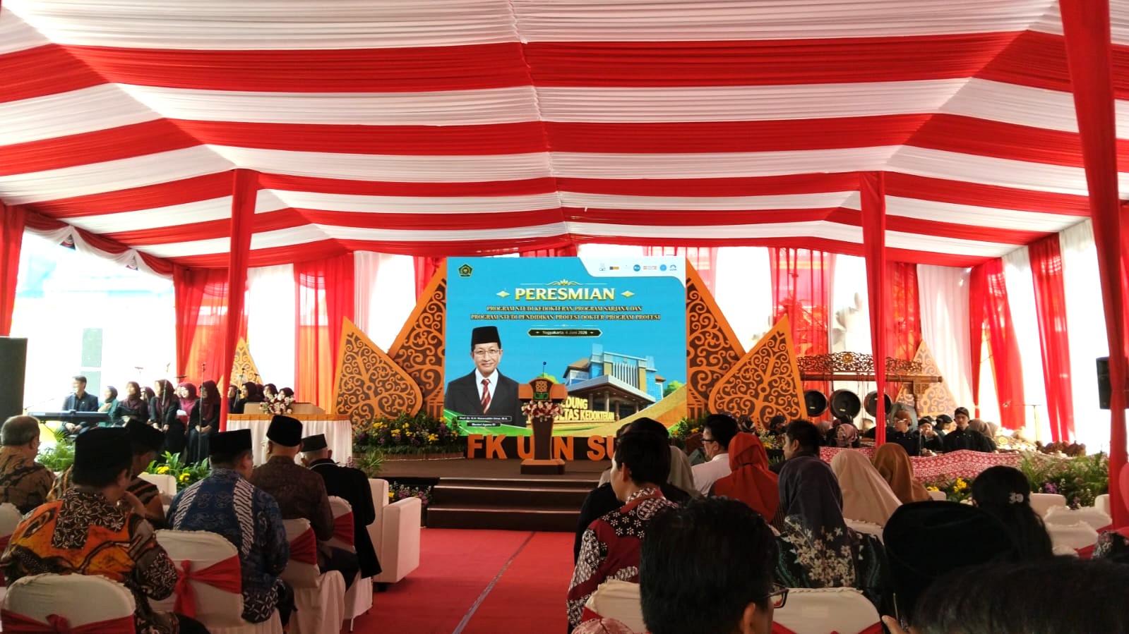 MAN 4 Bantul Hadiri Ceramah Menag dan Peresmian Kedokteran UIN Suka, Serap Spirit Ekoteologi