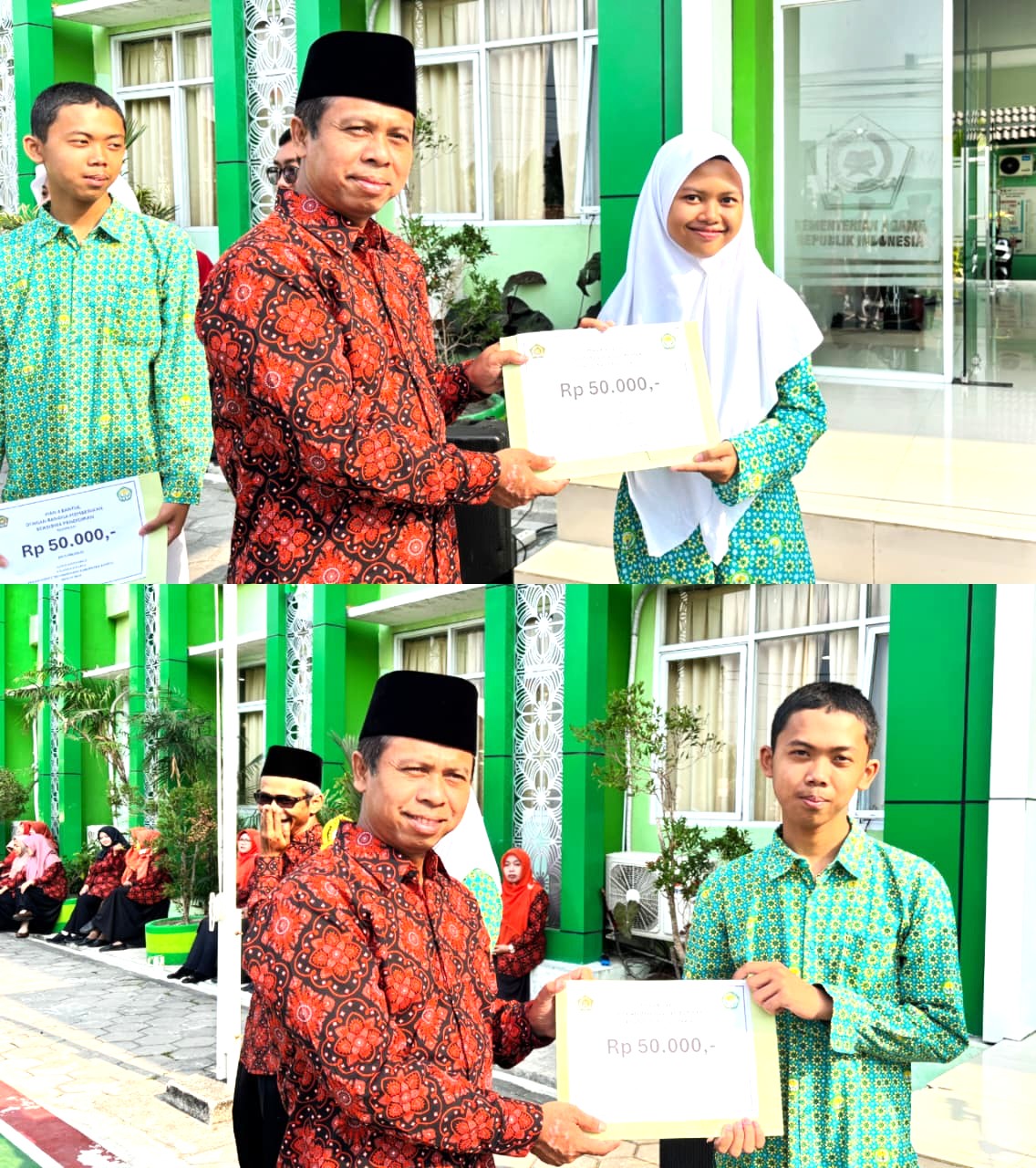 Goresan Indah Penuh Makna, Dua Murid MAN 4 Bantul Raih Prestasi Kaligrafi di PKM 2026