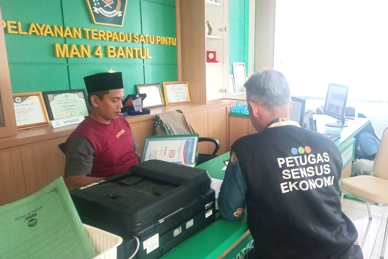Dukung Data Nasional Berkualitas, MAN 4 Bantul Sambut Petugas Sensus Ekonomi 2026
