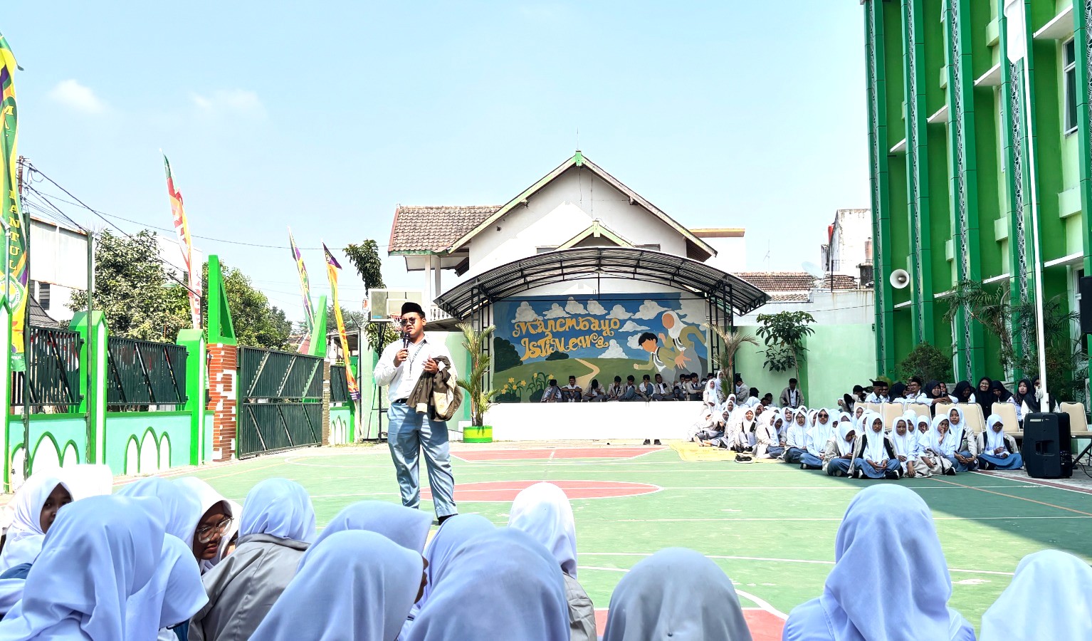 Kawal Pemilos Serentak, Ketua OSIS MAN 4 Bantul Ingatkan Peran Pemimpin Sebagai Teladan