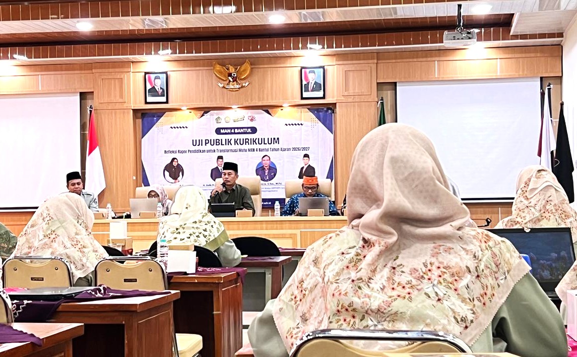 Kabid Penmad Kemenag DIY Apresiasi Uji Publik KOM MAN 4 Bantul