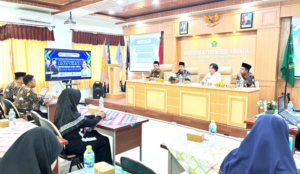 MAN 4 Bantul Tuan Rumah Pelatihan Inovasi Digital Pustakawan Madrasah se-Kabupaten Bantul