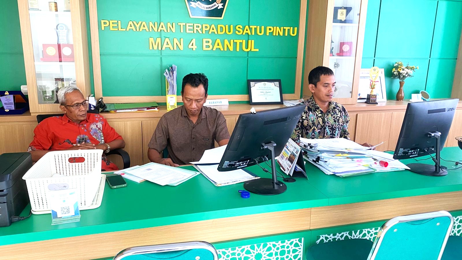 Perkuat Tim Administrasi, Tri Mulyono dan Rohmad Mulai Jalani Pendampingan Tugas di MAN 4 Bantul