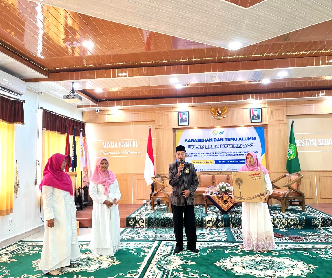 Kilas Balik 1976! Sarasehan MAN 4 Bantul Jadi Panggung Pertemuan Akbar Lintas Zaman