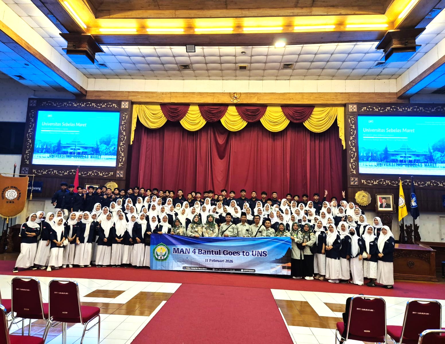 Menjejak Mimpi di Kampus Impian, Siswa Kelas XII MAN 4 Bantul Kunjungi UNS