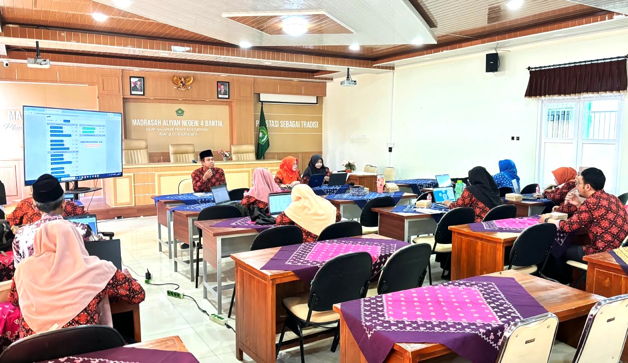 Kuatkan Komitmen Menuju WBK/WBBM, Tim ZI MAN 4 Bantul Rakor Persiapan Dokumen dan Eviden ZI 2026
