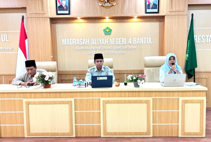 Kawal Langkah Akhir Siswa, Waka Kurikulum MAN 4 Bantul Bedah Teknis Asesmen dan Standar Kelulusan