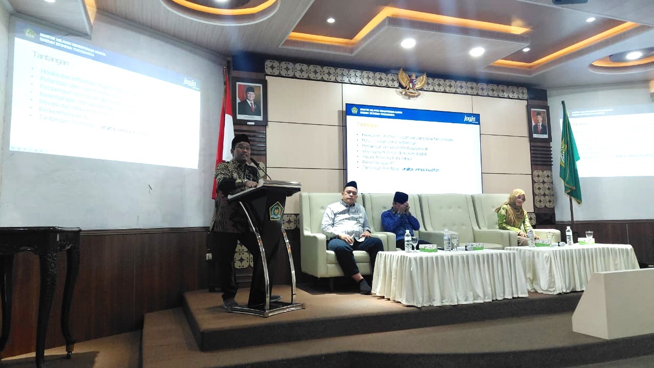 Pengurus Rohis MAN 4 Bantul Ikuti Bimtek Dakwah Digital di Kanwil Kemenag DIY