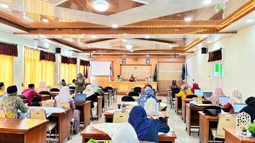 Tekankan Integritas, MAN 4 Bantul Gelar Sosialisasi Budaya Kerja di Aula Madrasah