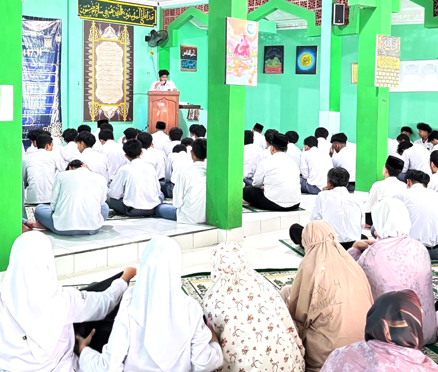 Gugah Kesadaran Teman Sebayanya, Aqsa Sampaikan Pesan Kekuatan Sabar dalam Kultum di MAN 4 Bantul